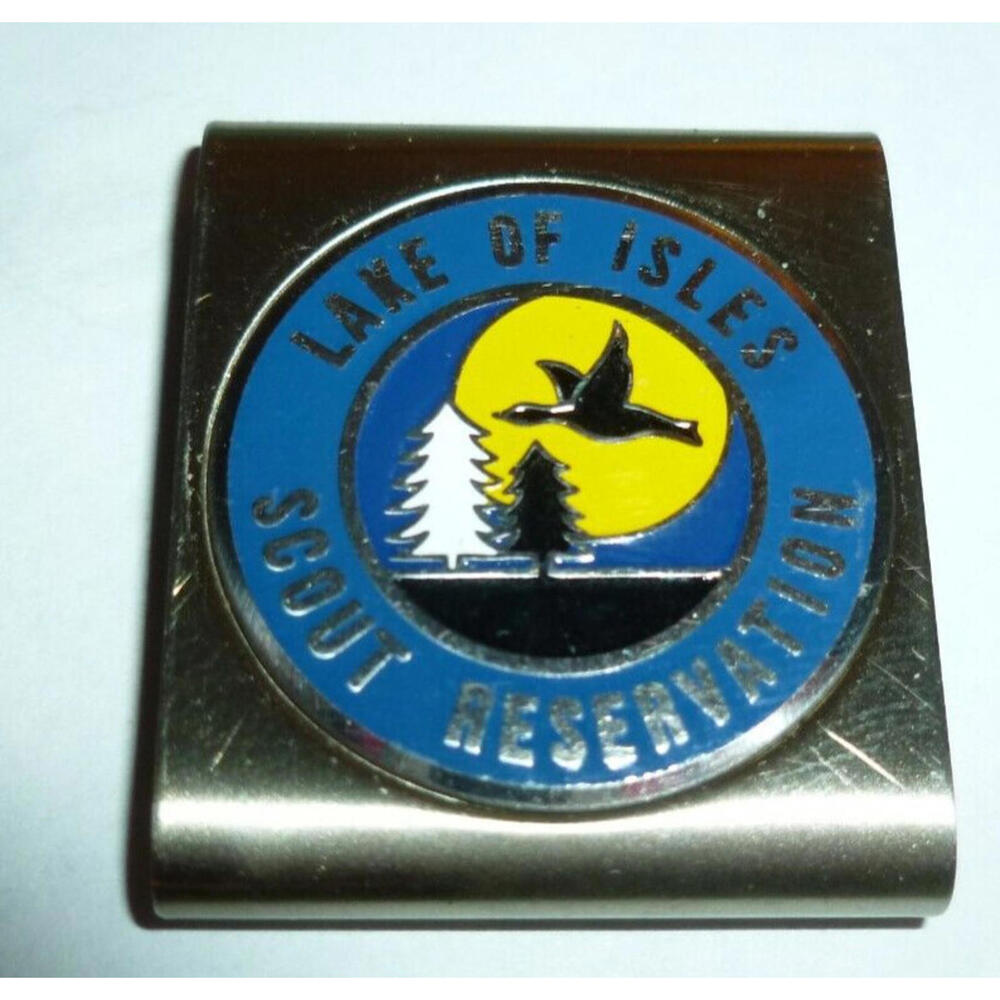 Vintage Boy Scout BELT LOOP BSA Badge Lake Of Isles Reservation